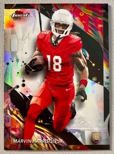 Marvin Harrison Jr. 2024 Topps Finest Rookie RC #189 Cardinals - Bild 1 von 2