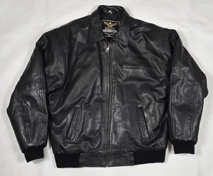 Mens Chicago Rock Cafe Special Edition Leather Jacket. Black. XXL. - Picture 1 of 14