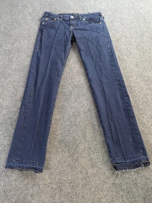 True Religion Jeans Geno Relaxed Logo Girls 16 Blue Pockets World Tour Denim - Image 1 of 4