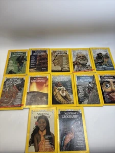 Lot Of 12 Early 1970s National Geographic Magazine Issues 1970, 1973, 1974 - Picture 1 of 12