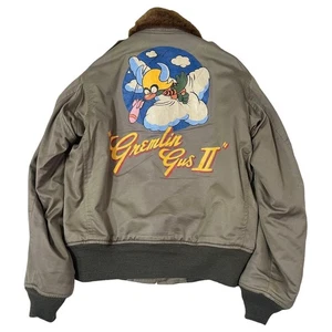 Buzz Rickson's B-10 Gremlin Painted Flight Jacket Limited Edition Size 38 F/S - Picture 1 of 13