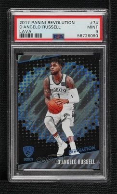 2017-18 Panini Revolution Lava /10 D'Angelo Russell #74 PSA 9 MINT - Image 1 of 2