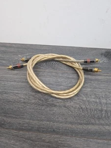 QED Qunex 3 30th Anniversary Silber Dual symmetrische RCA Audio Verbindungen 1 m Paar - Bild 1 von 9