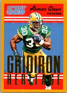 2015 Score #11 Ahman Green Gridiron Heritage Gold - Picture 1 of 2