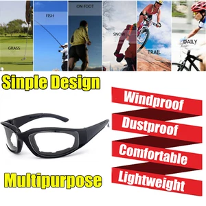 Motorcycle Glasses Riding Sunglasses Wind Resistant Comfortable Jetski Windproof - Picture 1 of 12