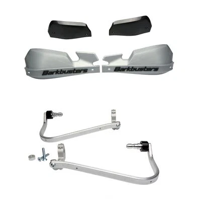 Guardamanos BarkBusters VPS plateado y montaje en dos puntos Honda NC750X 2014 - 2021 Foto 1 de 4