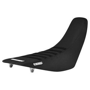 2000-2007 Honda XR 650R Seat Cover   ALL BLACK/BLACK RIBS #414 - Picture 1 of 5