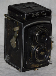 Rolleiflex Standard 7.5cm f:3.8 Tessar  Old Standard Rollei for Parts or Repair