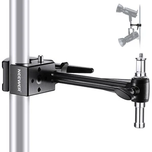 NEEWER Super Clamp with 6" Extension Arm,5/8" Stud,2.4" Jaw Grip Heavy Duty Cr - Picture 1 of 8