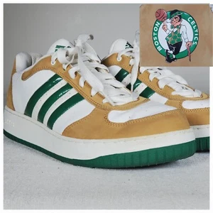 Adidas BTB Low NBA Boston Celtics Basketball Shoes Sneaker 674378 Men's US 10.5 - Picture 1 of 15