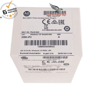 Neu & versiegelt Allen-Bradley 2080-IF2 Micro800 2 Punkt Analoger Eingang Plug-in AB - Bild 1 von 2