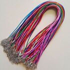 Chain Pendant Cords Lobster Rope Necklaces Lace Jewellery Fashion Lanyard 100Pcs