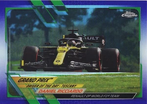 Daniel Ricciardo 2021 Topps Chrome Formula 1 Racing PURPLE GREEN REFRACTOR (Rena - Picture 1 of 2