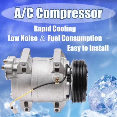 For 2001-2009 Volvo S60 S80 V70 XC70 2.3L 2.4L A/C Compressor Foto 1 de 4