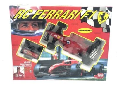 Vintage 90s Ferrari F1 Michael Schumacher Collection Rare RC Car New Sealed #AA - Bild 1 von 4