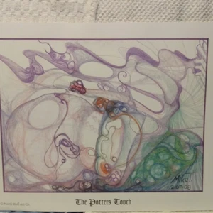 impresión artística 11 x 14 sin marco por Mike Thompson The Potter's Touch - Imagen 1 de 1