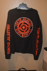 SUDADERA NEGRA BOXLUNCH ANIME JUJUTSU KAISEN TOKYO HIGH SCHOOL ADULTO ¡GRANDE! - Imagen 1 de 9