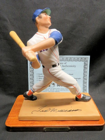TED WILLIAMS, Boston Red Sox, SPORTS IMPRESSIONS FIGURINE #1103/2500, High Grade Cover