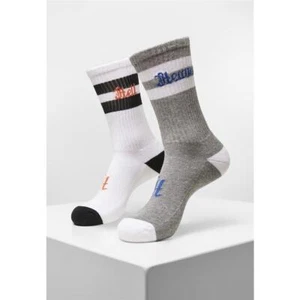 Mister Tee Heaven Light Socks 2-Pack Socks Unisex Sky Sports Socks - Picture 1 of 2