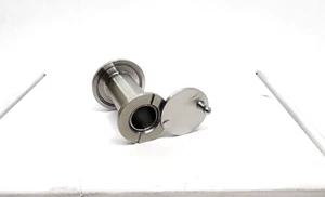 Door Viewer Peephole for 55-90mm Doors Brushed Satin Chrome Finish - Picture 1 of 5
