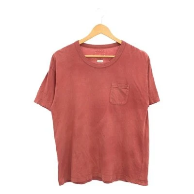 visvim JUMBO TEE Camiseta Jumbo Bolsillo Envejecido 2 Burdeos Para Hombre Usada Foto 1 de 4