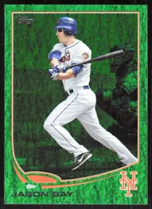 2013 9602C Topps Emerald Foil Jason Bay New York Mets #144 - Picture 1 of 2