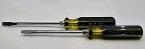 (1) Destornillador Ranura Cabeza Plana Stanley 6" 100 Plus 66-166 Herramienta Hecho en EE. UU. - Imagen 1 de 7
