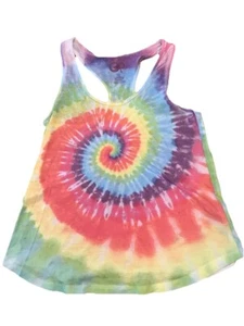 Tie Dye Shirt Juniors Girl's OP Preowned As Is Worn Small (3-5) School Beach - Picture 1 of 11