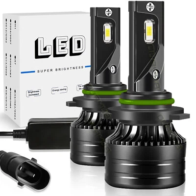 CANBUS 9006 LED Headlight Super Bright Bulbs Kit White 40000LM High/Low Beam USA - Image 1 of 4
