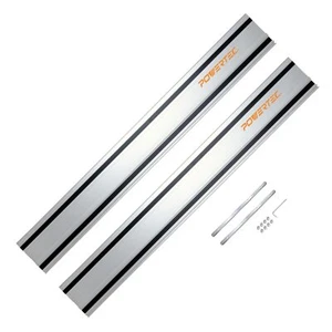 110" Track Saw Guide Rail Joining Set for Milwaukee Track Saws Includes 2x55"... - Picture 1 of 7