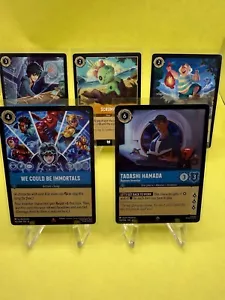 🔥LORCANA 5 CARDS SET - Tadashi / We Could Be immortals / Smee / Scrump / Hiro🔥 - Picture 1 of 6