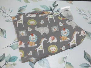 Boppy Gray Neutral Jungle Animal Circus Nursing Breastfeeding Pillow Slip Cover - Picture 1 of 2
