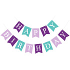 HAPPY BIRTHDAY BUNTING BANNER LETTER HANGING CARD PARTY DECORATION GARLAND