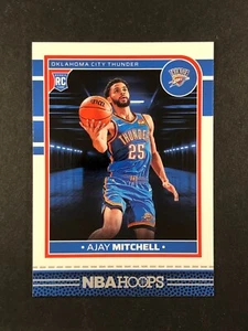 2024-25 NBA Hoops Ajay Mitchell RC #268 Red Back Parallel OKC Thunder Rookie - Picture 1 of 2