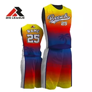 Custom Personalized Sports Uniform Men & Women - Beach - Basketball Uniform - Picture 1 of 5