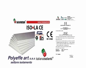 20 PANNELLI POLISTIROLO ISOLAMENTO TERMICO ALTA DENSITA' 100 x 50 x 0,5 25 KG - Imagen 1 de 1