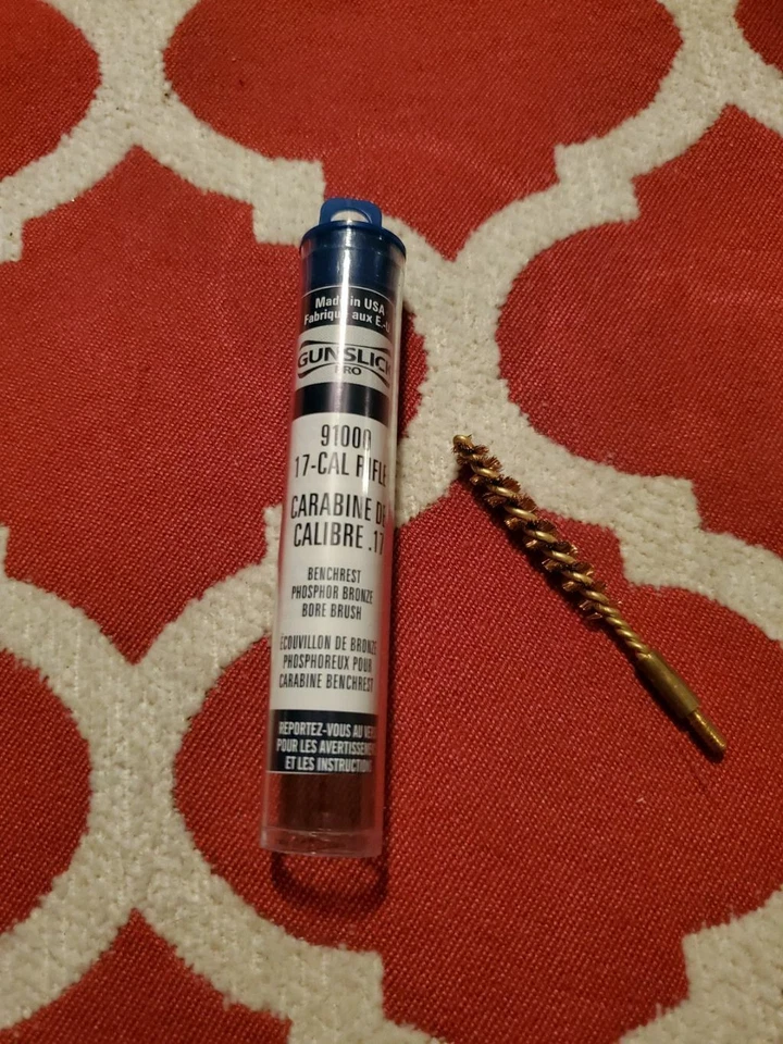 Gunslick Pro Rifle Bronze Bore Brush .17 Caliber New - Image 1 of 1