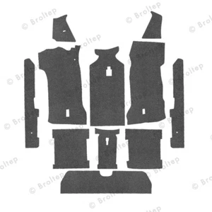 Innenraumteppich für Vw-Golf 1 Automatik Bj. 74-83 - Bild 1 von 20