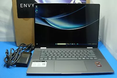HP ENVY x360 16-ad0013dx 2-in-1 16" TOUCH AMD Ryzen 5  3.5GHz 8GB 512GB 100%Batt - Image 1 of 4