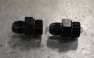 Inlet and Outlet Fuel Pump Fittings for Aeromotive A1000 10 AN to 8 AN - Picture 1 of 9