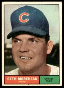 1961 Topps Seth Morehead Chicago Cubs #107 - Picture 1 of 2