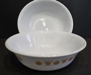 Corelle Gold Schmetterling 6,25" 2er Set Suppe Müslischalen - Bild 1 von 6