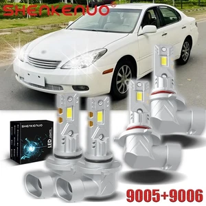 For Lexus SC400/300 GS300 RX300 1992-2004 9005+9006 Combo LED Headlight Bulb Kit - Picture 1 of 13
