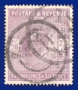 1902 SG260 2s6d Lila M48 (1) Buen Usado Londres Chief Office CV-FU £150 afol - Imagen 1 de 2