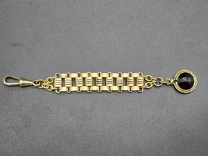 Antike Art Deco Taschenuhr Chatelaine Kette mit Anhänger Jakob Bengel / Germany / 1920 - Bild 1 von 9