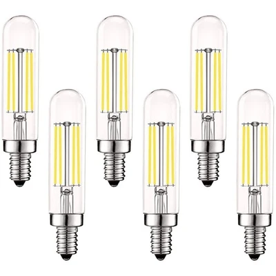 Luxrite T6 T6.5 Edison LED Bulb 5W 5000K Bright White Dimmable 500LM E12 6-Pack - Image 1 of 4