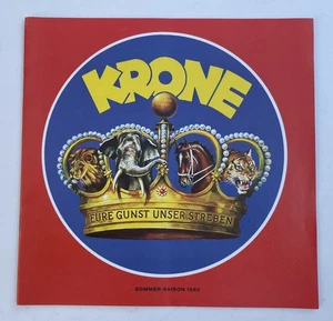 Programm-Heft CIRCUS KRONE - Sommer Saison 1980 - Bild 1 von 3