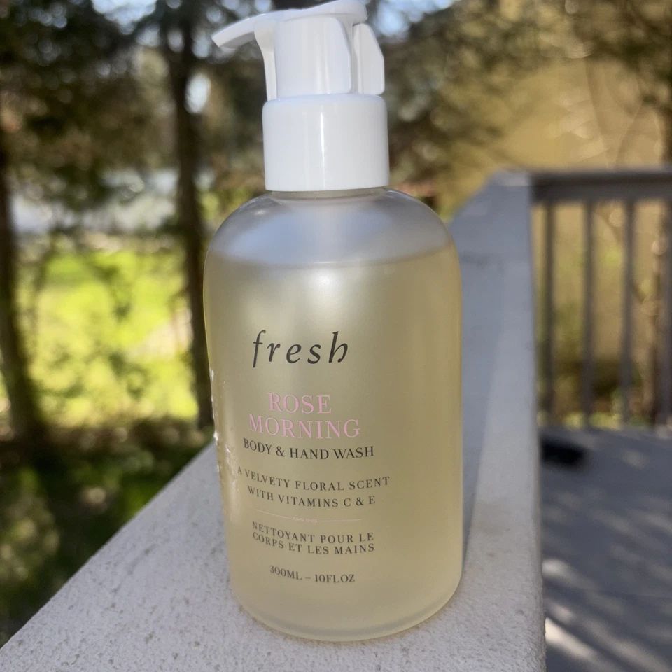 Fresh ~Rose morning Body And Hand Wash 300 ML New - Image 1 of 2