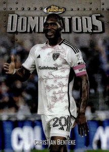 🔥Christian Benteke -2024 Topps Finest MLS Dominators #DO-3 DC United - Picture 1 of 2