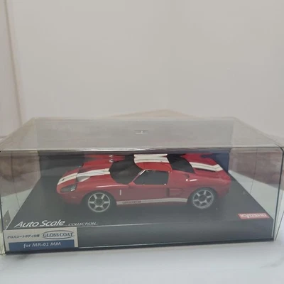 Kyosho Mini-Z Ford GT40 Red Body MZF209R MR-02 MM Gloss Coat RC Car Shell - Image 1 of 4